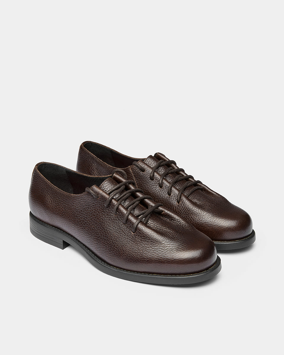 Teo Derby Grained 'Walnut'